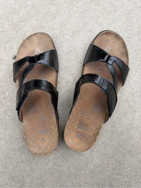 Dr Andrew Weil Faith Black Sandals 41/US 10